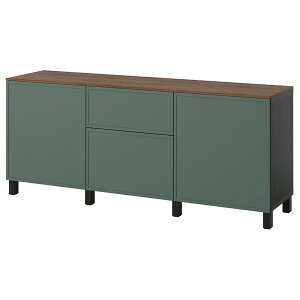 [IKEA/CPA/ʔ]BESTA xXg[ [Rrl[V ot, ubNuE N[N}J[/_[NO[O[ EH[ibg, 180x42x75 cm[17](a)(19612383)