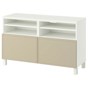 [IKEA/CPA/ʔ]BESTA xXg[ er t, zCg/N[N}J[ x[W, 120x42x74 cm[12](a)(39597621)