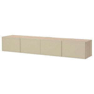 [IKEA/�C�P�A/�ʔ�]BESTA �x�X�g�[ �e���r�� ���t��, �z���C�g�X�e�C���I�[�N��/�N���[�N�}�J�[�� �x�[�W��, 240x42x38 cm[17](a)(69612168)