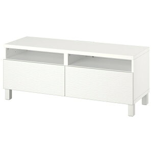 [IKEA/CPA/ʔ]BESTA xXg[ er ot, zCg/NXB[P/XgDbov zCg, 120x42x48 cm[12](89580232)