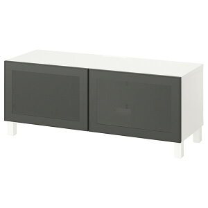 [IKEA/CPA/ʔ]BESTA xXg[ er t, zCg gB[P/XgDbov/_[NO[, 120x42x48 cm[10](a)(49572960)