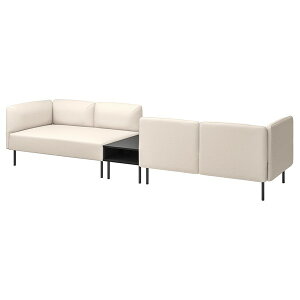 [IKEA/�C�P�A/�ʔ�]LILLEHEM �����w�� 4�l�|�����W���[���\�t�@ �T�C�h�e�[�u���t��, ���B�[�X�� �x�[�W��/���^��[19](a)(29536237)