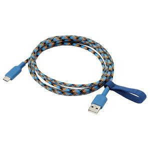 [IKEA/CPA/ʔ]LILLHULT tg USB-A - USB-C, u[/IW, 1.5 m[A](30625218)