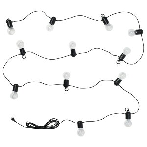 [IKEA/�C�P�A/�ʔ�]SVARTRA �X���@���g���[ LED���C�g�`�F�[�� �S12��, ���� �u���b�N[B](a)(10611547)