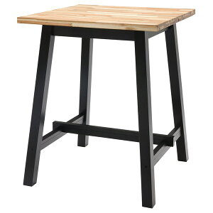 [IKEA/�C�P�A/�ʔ�]SKOGSTA �X�R�O�X�^ �e�[�u��, �J�E���^�[�̍��� �A�J�V�A��/�u���b�N, 74x74 cm[H](a)(00620910)