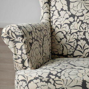 [IKEA/�C�P�A/�ʔ�]STRANDMON �X�g�����h���� �J�o�[ �E�B���O�`�F�A�p, ���[�x���X�{�� �_�[�N�O���[/�x�[�W��[D](00605641)