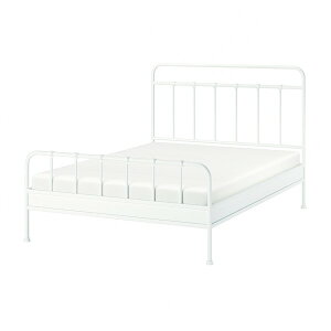 [IKEA/�C�P�A/�ʔ�]STJARNO �V�F���m�[ �x�b�h�t���[��, �z���C�g, 160x200 cm �N�C�[���x�b�h �� �k�� [LK](a)(50579055)