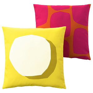 [IKEA/�C�P�A/�ʔ�]GULLBERGSO �O���x���\ �N�b�V����2�Z�b�g, �u���C�g�C�G���[/�z���C�g �u���C�g�s���N/�u���C�g�I�����W/����/���O, 50x50 cm[4](a)(09621482)