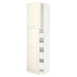 [IKEA/�C�P�A/�ʔ�]METOD ���g�[�h / MAXIMERA �}�L�V���[�� �n�C�L���r�l�b�g ��2��/�I��/�����o��4�t��, �z���C�g/�{�[�h�r�[�� �I�t�z���C�g, 60x60x220 cm[15](a)(99470723)