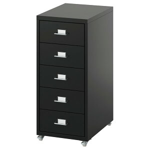 [IKEA/�C�P�A/�ʔ�]HELMER �w������ �����o�����j�b�g �L���X�^�[�t��, �u���b�N, 28x65 cm[D](50625024)