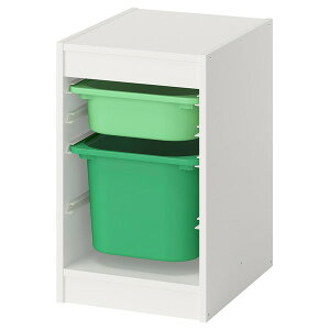 [IKEA/�C�P�A/�ʔ�]TROFAST �g���t�@�X�g ���[�R���r�l�[�V����, �z���C�g/���C�g�O���[�� �u���C�g�O���[��, 34x44x56 cm ���[�I ���r���O���[ �� �k�� ����������[ [3](c)(59601981)