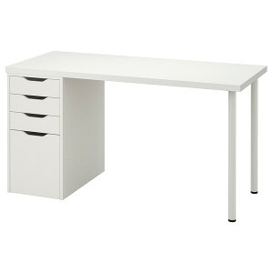 [IKEA/�C�P�A/�ʔ�]LAGKAPTEN ���O�J�v�e�� / ALEX �A���N�X �f�X�N, �z���C�g, 140x60 cm[4](19568323)