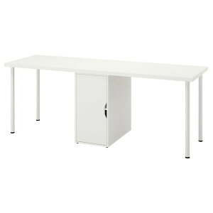 [IKEA/�C�P�A/�ʔ�]LAGKAPTEN ���O�J�v�e�� / ALEX �A���N�X �f�X�N, �z���C�g, 200x60 cm[6](39607682)