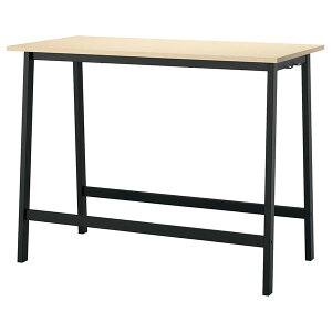 [IKEA/�C�P�A/�ʔ�]MITTZON �~�b�c�H�[����c�p�e�[�u��, �o�[�`�ޓ˂���/�u���b�N,140x68x105 cm[JJ](c)(49533030)