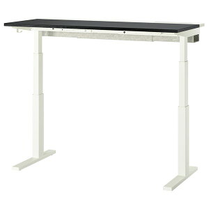 [IKEA/�C�P�A/�ʔ�]MITTZON �~�b�c�H�[���f�X�N ���~��, 100V �u���b�N�X�e�C���A�b�V���ޓ˂���/�z���C�g,140x60 cm[3](c)(49528279)