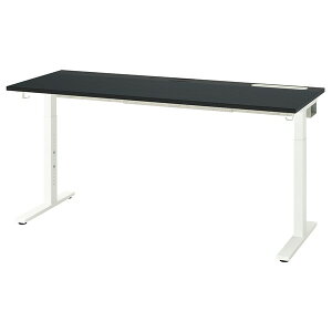 [IKEA/�C�P�A/�ʔ�]MITTZON �~�b�c�H�[���f�X�N, �u���b�N�X�e�C���A�b�V���ޓ˂���/�u���b�N �z���C�g,160x60 cm[3](c)(89591377)