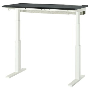 [IKEA/�C�P�A/�ʔ�]MITTZON �~�b�c�H�[���f�X�N ���~��, 100V �u���b�N�X�e�C���A�b�V���ޓ˂���/�u���b�N �z���C�g,120x60 cm[3](c)(99591225)