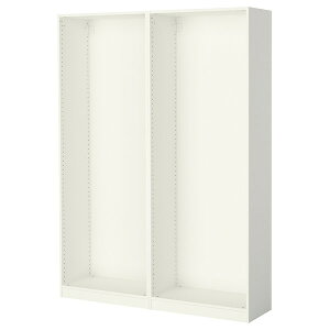 [IKEA/�C�P�A/�ʔ�]PAX �p�b�N�X���[�h���[�u�t���[��2�Z�b�g, �z���C�g,150x35x201 cm �N���[�[�b�g �m���^���X �� �k�� �����˗p [LL](a)(79930896)