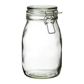 [IKEA/イケア/通販]KORKEN コルケン ふた付き容器, クリアガラス[A](c)(50213551)
