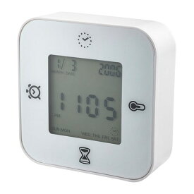 [IKEA/イケア/通販]KLOCKIS クロッキス 時計/温度計/アラーム/タイマー, ホワイト[A](c)(50277005)