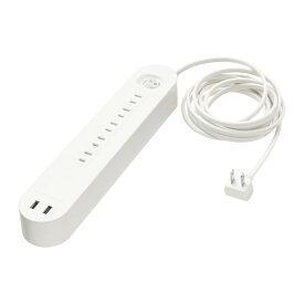 [IKEA/イケア/通販]KOPPLA コップラ 電源タップ 5個口 USBポート2口付き, ホワイト[B](a)(30300238)