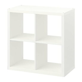 [IKEA/イケア/通販]KALLAX カラックス シェルフユニット, ホワイト【北欧・キャビネット・ディスプレイラック・オープンシェルフ】[E](d)(70351886)