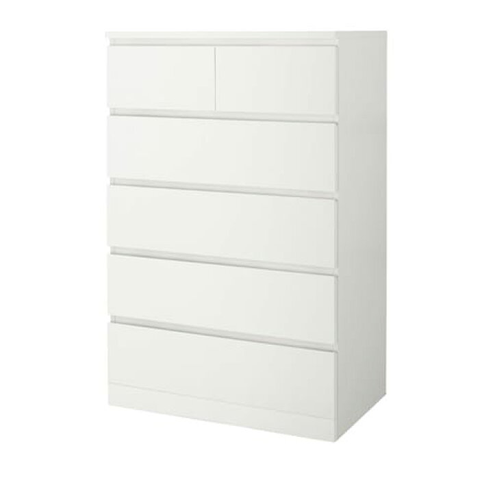 楽天市場】[IKEA/イケア/通販]MALM マルム チェスト（引き出し×6 
