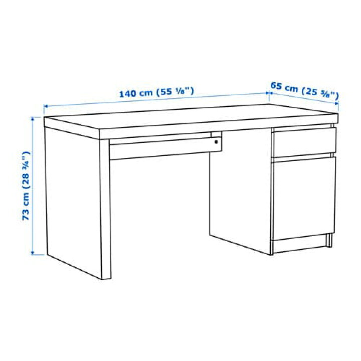 楽天市場】[IKEA/イケア/通販]MALM マルム デスク, ホワイト[JH](d 