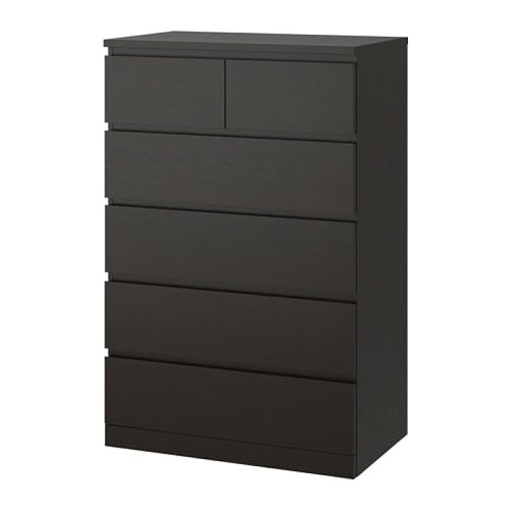 楽天市場】[IKEA/イケア/通販]MALM マルム チェスト（引き出し×6 