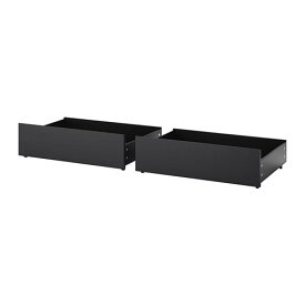 [IKEA/イケア/通販]MALM マルム ベッド下収納ボックス ベッドフレーム用, ブラックブラウン[G](d)(60354499)