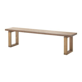 [IKEA/イケア/通販]MORBYLANGA モールビロンガ ベンチ, オーク材突き板/ブラウンステイン[G](a)(30415814)