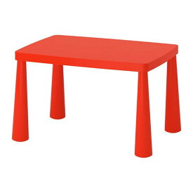 [IKEA/イケア/通販]MAMMUT マンムット 子ども用テーブル, 室内/屋外用 レッド[CE](c)(80365166)