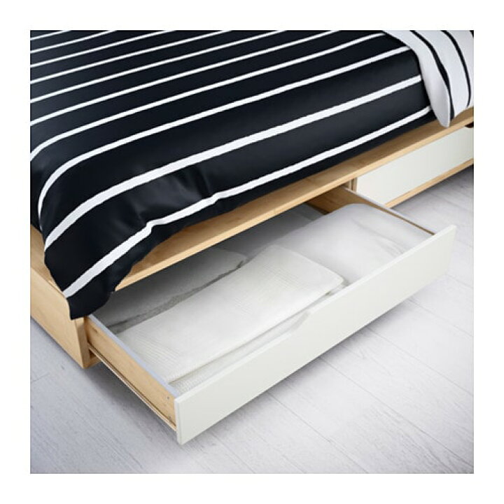 楽天市場】[IKEA/イケア/通販]MANDAL マンダール ベッドフレーム 収納  