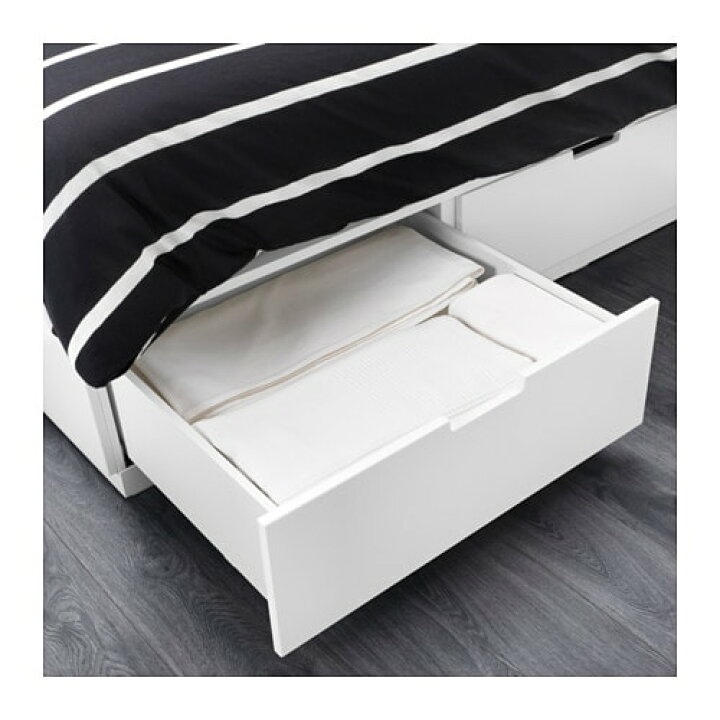 楽天市場】[IKEA/イケア/通販]NORDLI ノールドリ ベッドフレーム 収納 