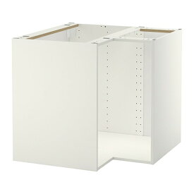 [IKEA/イケア/通販]METOD メトード コーナーベースキャビネットフレーム, ホワイト[F](a)(40279793)