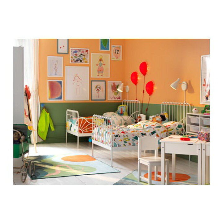 楽天市場】[IKEA/イケア/通販]MINNEN ミンネン 伸長式ベッドフレームと  