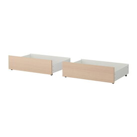 [IKEA/イケア/通販]MALM マルム ベッド下収納ボックス ベッドフレーム用, ホワイトステインオーク材突き板[G](d)(40354508)