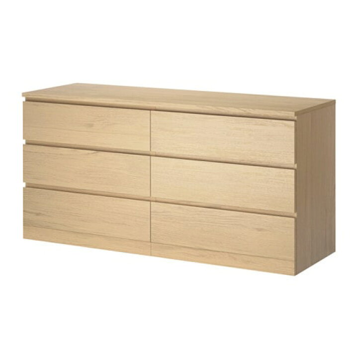 楽天市場】[IKEA/イケア/通販]MALM マルム チェスト（引き出し×6 