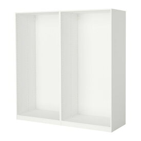 [IKEA/イケア/通販]PAX パックス ワードローブフレーム2個セット, ホワイト[LL](a)(69896039)