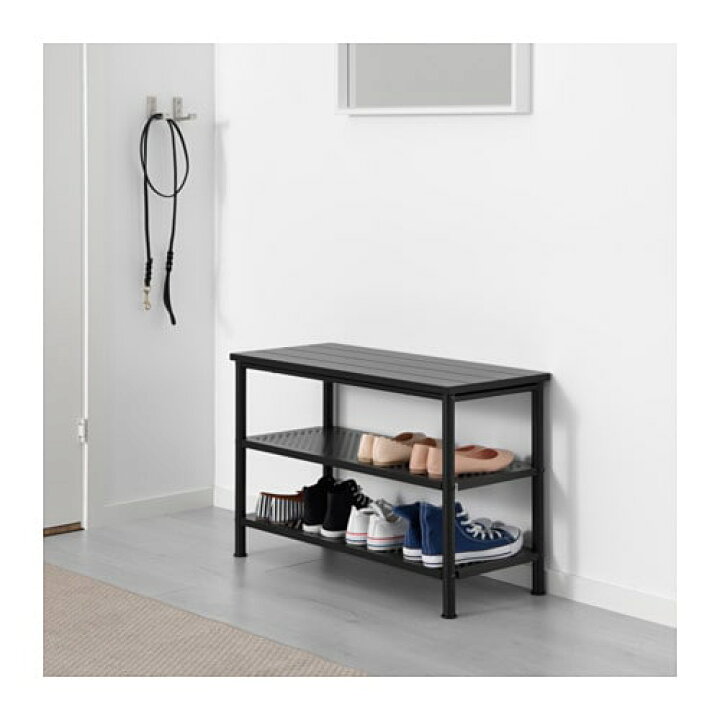 楽天市場】[IKEA/イケア/通販]PINNIG ピンニグ ベンチ 靴収納付き 