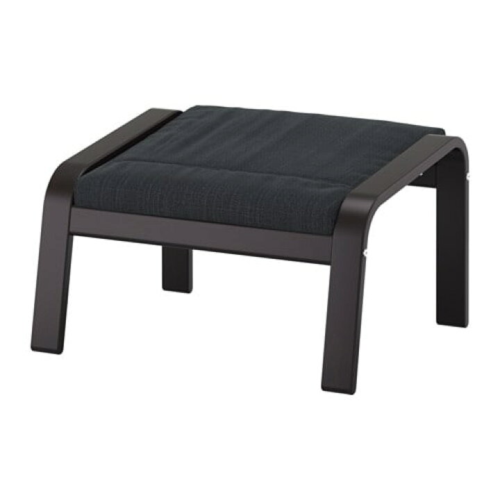 楽天市場】[IKEA/イケア/通販]POANG ポエング オットマン, ブラック 