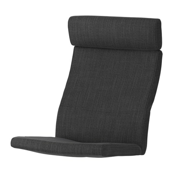 楽天市場 Ikea イケア 通販 Po Auml Ng ポエング アームチェア用クッション 本体は付属しません クッションのみの商品です ヒッラレド チャコール D Webyセレクション 楽天市場店