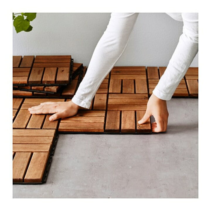 楽天市場】[IKEA/イケア/通販]RUNNEN ルッネン フロアデッキ 屋外用 