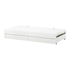 [IKEA/イケア/通販]SLAKT スレクト アンダーベッド 収納付き, ホワイト[3](a)(79239452)