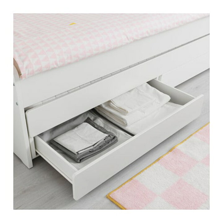 楽天市場】[IKEA/イケア/通販]SLAKT スレクト アンダーベッド 収納付き 
