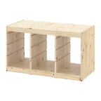 [IKEA/イケア/通販]TROFAST トロファスト フレーム, ライトホワイトステインパイン【北欧デザインの見せるおもちゃ箱。子供部屋に最適なおしゃれ収納ラック】[F](d)(30368836)
