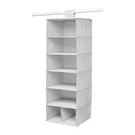 [IKEA/イケア/通販]STUK ストゥーク ハンギング収納 6段/仕切り付き, ホワイト/グレー[B](c)(00370869)