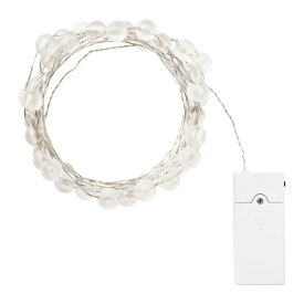 [IKEA/イケア/通販]SNOYRA スノィラ LEDライトチェーン 全40球, 室内用/電池式 シルバーカラー[A](c)(50421362)