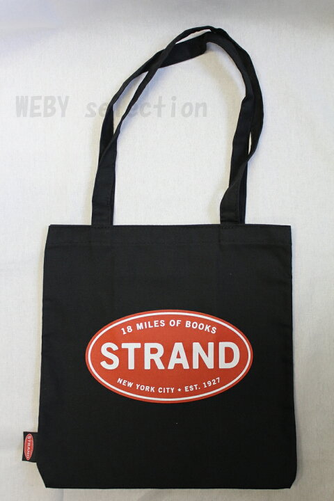 楽天市場】【STRAND BOOK STORE】Tote Bag: Classic Black（ストランド 