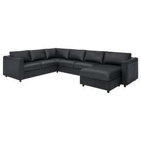 [IKEA/イケア/通販]VIMLE ヴィムレ コーナーソファ、5人掛け, 寝椅子付き/グラン/ボームスタード ブラック[9](a)(09306765)